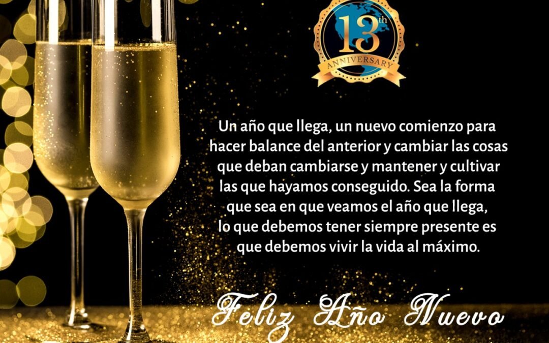 “Un feliz año para todos los que nos acompañan en el camino de la vida”.