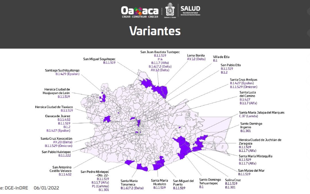 Confirman 11 casos de variante Ómicron en Oaxaca: SSO