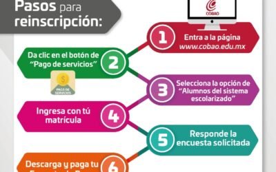Del 10 al 15 de enero comenzarán las reinscripciones en el Cobao 