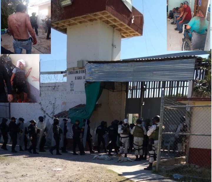 Riña en Cereso de Tuxpan deja 7 heridos