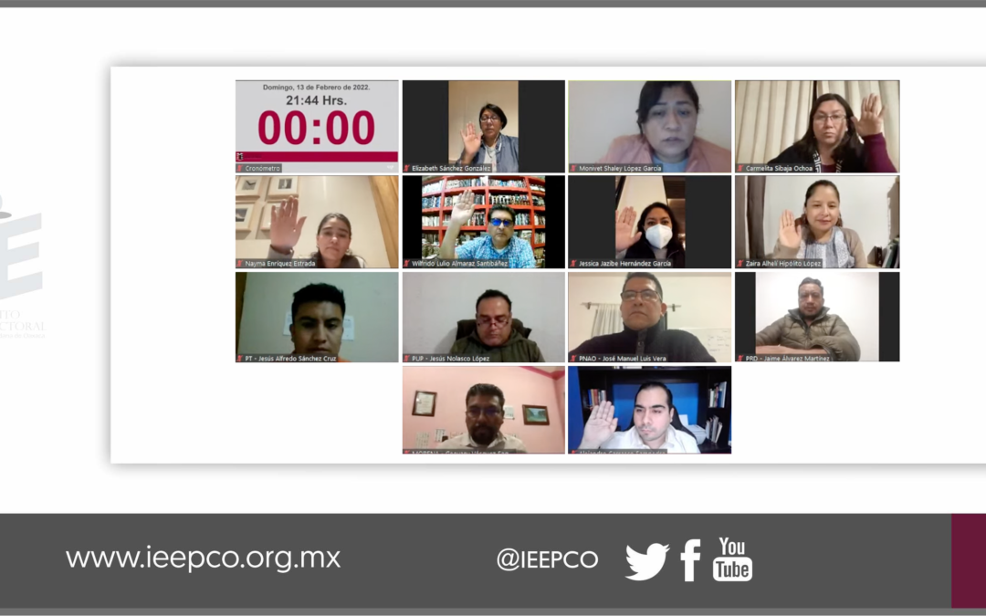 Avala Consejo General acuerdos complementarios para celebración de Elecciones Extraordinarias en Mitla y Xoxocotlán