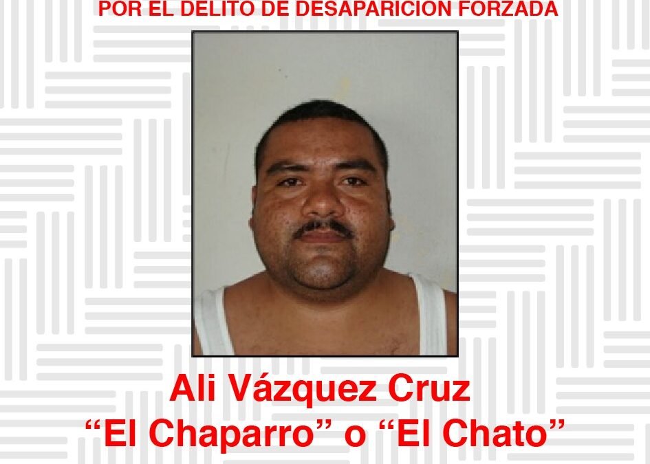 La Fiscalía General del Estado de Oaxaca (FGEO) solicita el apoyo,  para la búsqueda y localización del “EL CHATO”