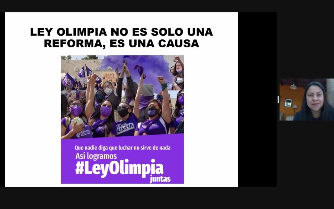 Participa el estudiantado del Cobao en conferencia de la activista Olimpia Coral Melo