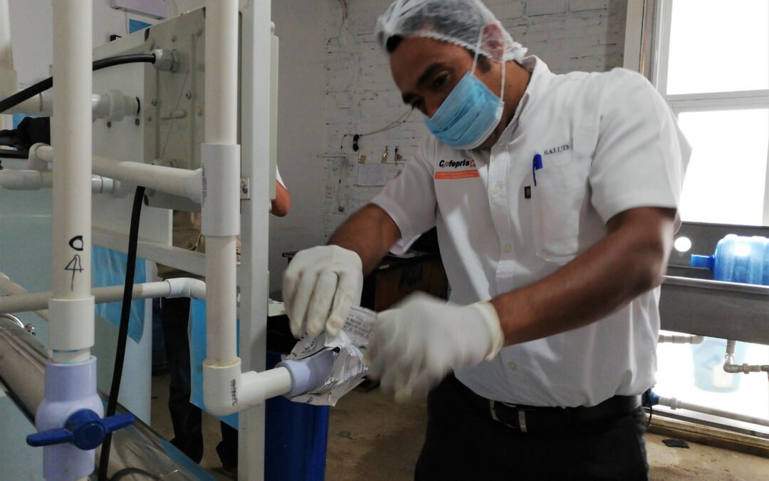 Incrementa SSO vigilancia sanitaria en plantas  purificadoras de agua y fábricas de hielo