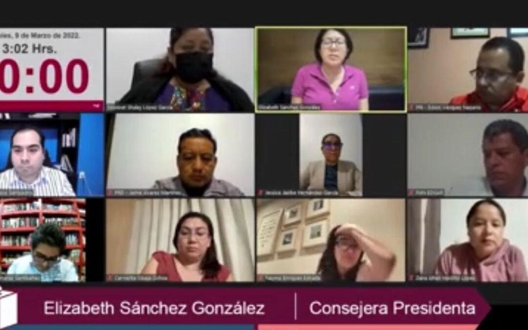 Aprueba IEEPCO candidaturas a concejalías para Elecciones Extraordinarias