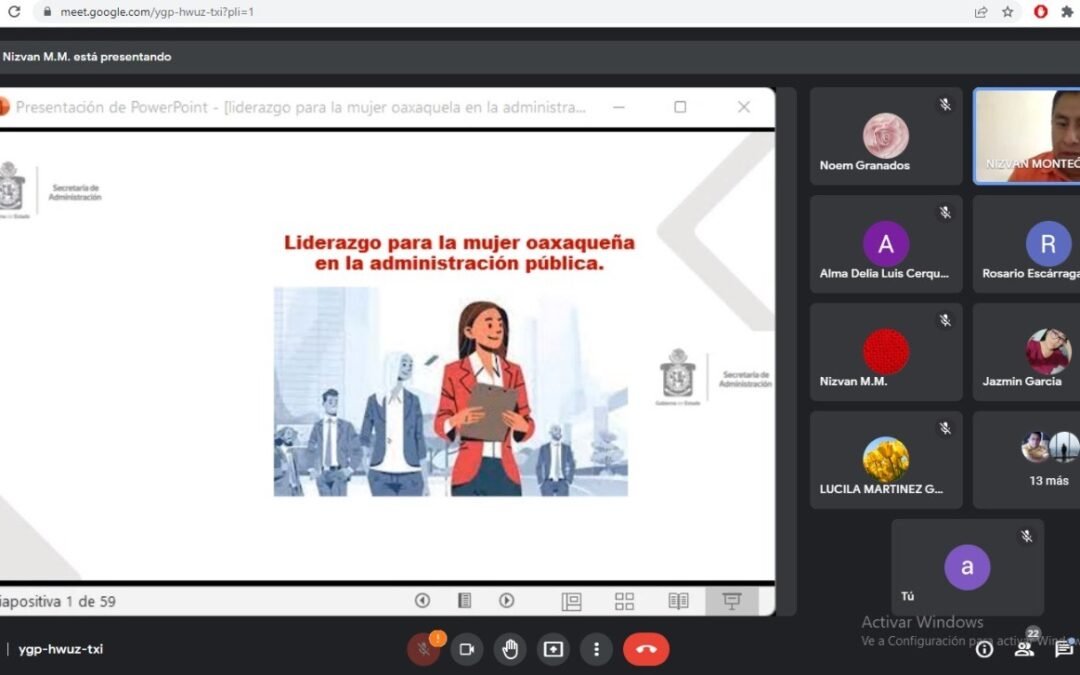 Fomenta Administración liderazgo femenino en el servicio público