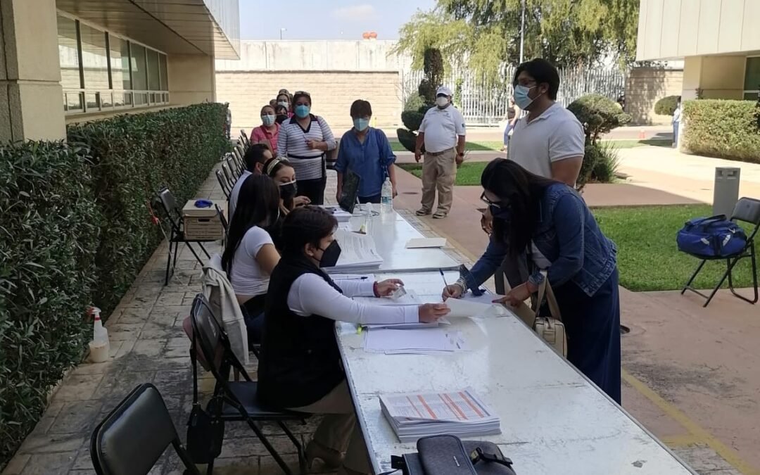 Fortalecen medidas sanitarias y prevención de contagios entre servidoras y servidores públicos