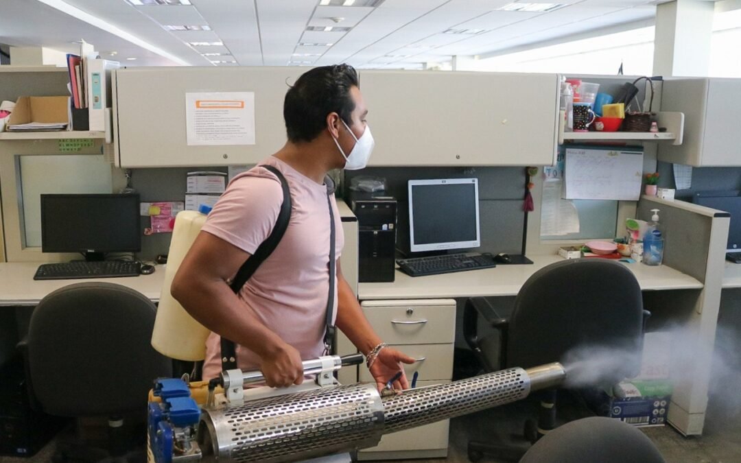 Secretaría de Administración mantiene permanente desinfección  en oficinas del Gobierno del Estado