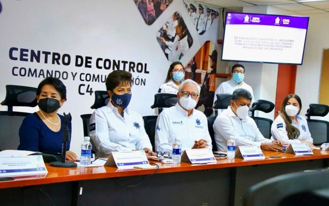 Firman SSPO y Registro Civil convenio para garantizar el derecho a la identidad de los hijos e hijas de Personas Privadas de Libertad
