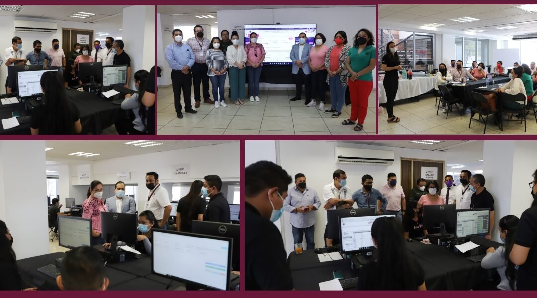 IEEPCO realiza con éxito simulacro del PREP para Elecciones Extraordinarias