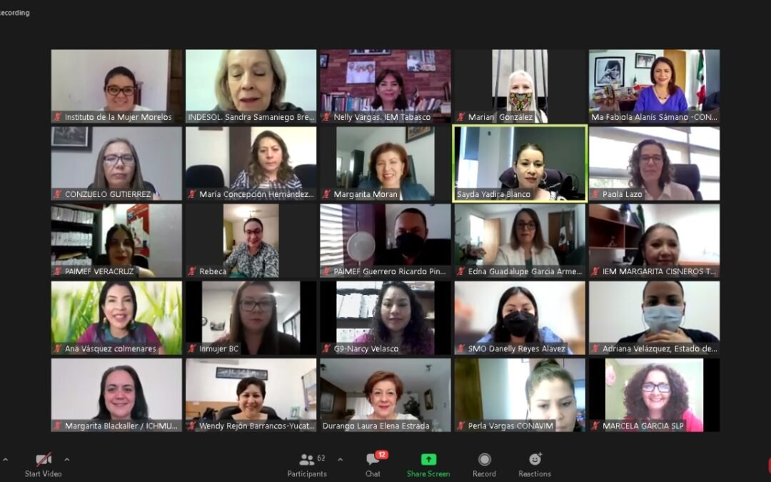 Ante cambios, Federación y entidades refrendan trabajo interinstitucional a favor de las mujeres