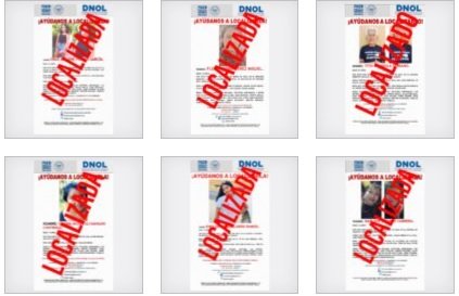 En menos de 24 horas, Fiscalía General localiza a 5 personas reportadas como No Localizadas y Desaparecidas