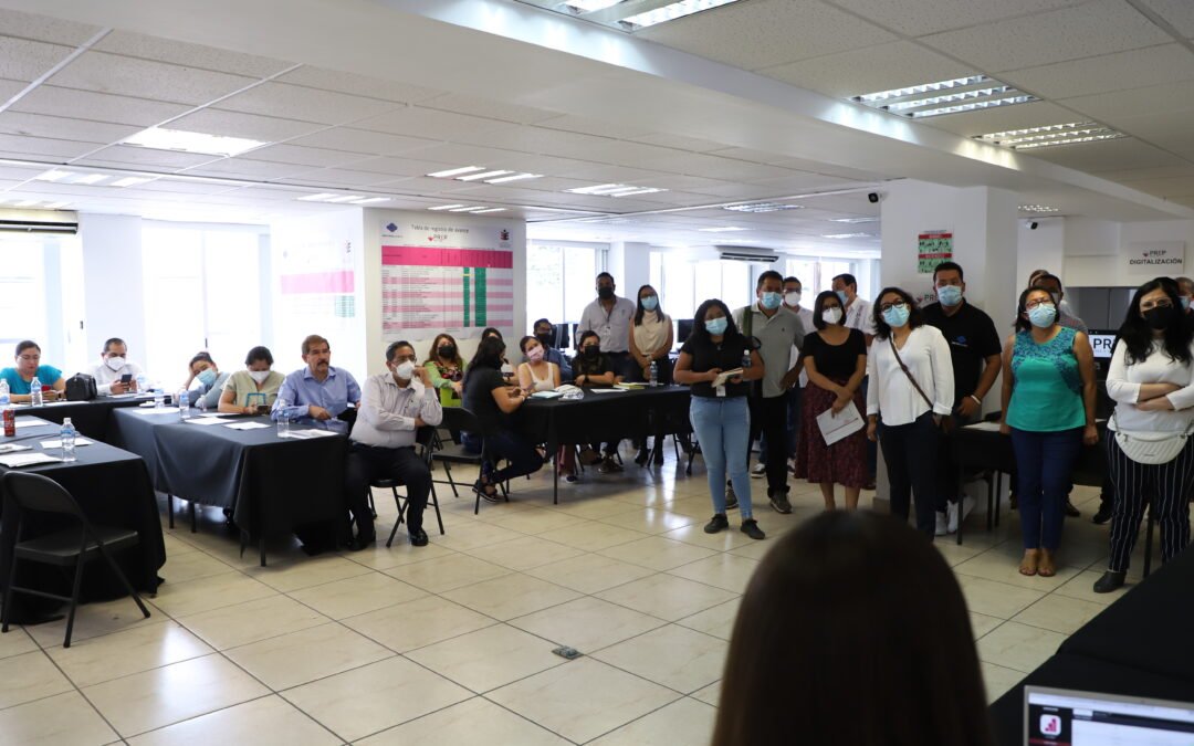 Supervisa IEEPCO funcionalidad del PREP de las elecciones 2022  