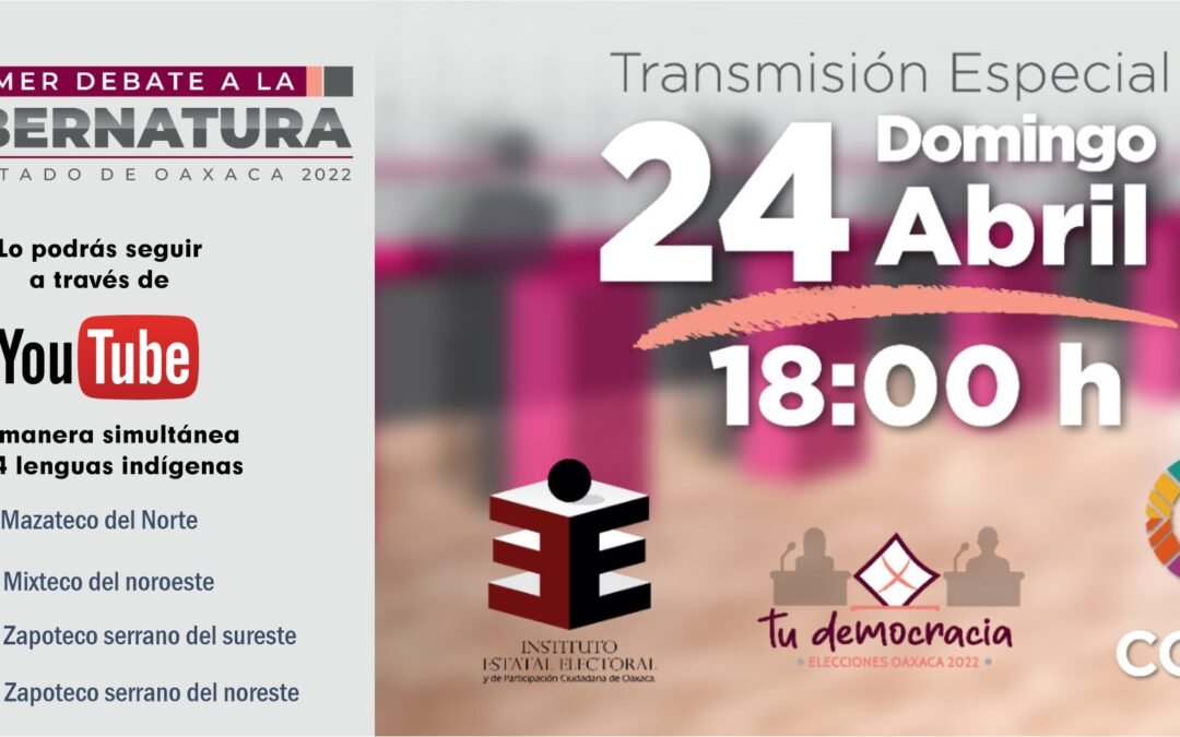 Todo listo para el Primer Debate entre candidatas y candidatos a la Gubernatura