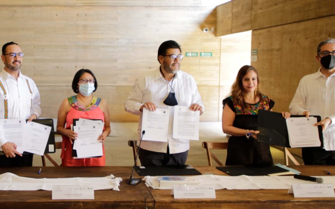 Firman IEEPCO y TEPJF convenio de colaboración