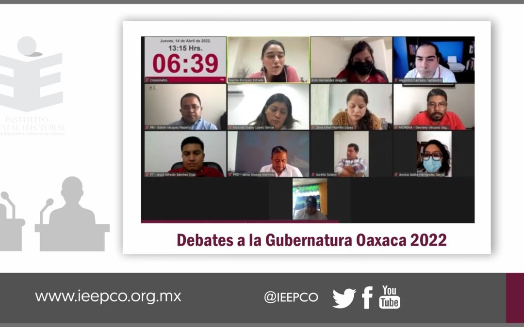 Todo listo para debates a la gubernatura de Elecciones 2022