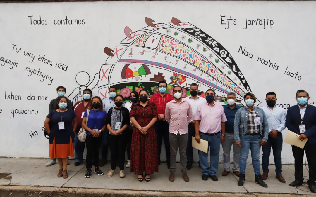 Promueve IEEPCO participación ciudadana con la creación de murales urbanos