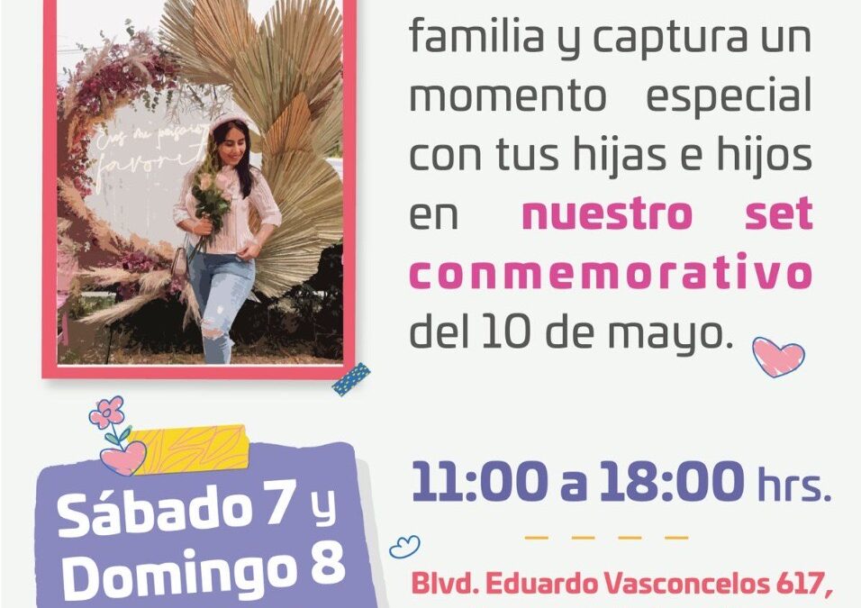 Invita Administración a las mamás a festejar su día en los parques públicos