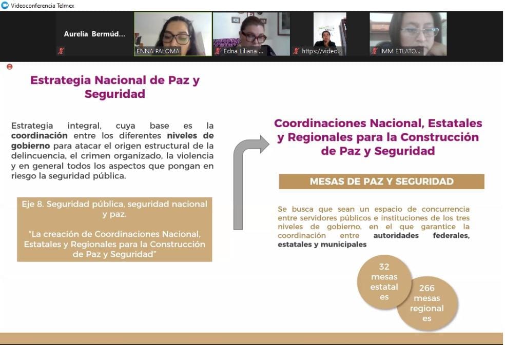 Encabeza SMO reunión con Federación y Municipios sobre prevención de violencia