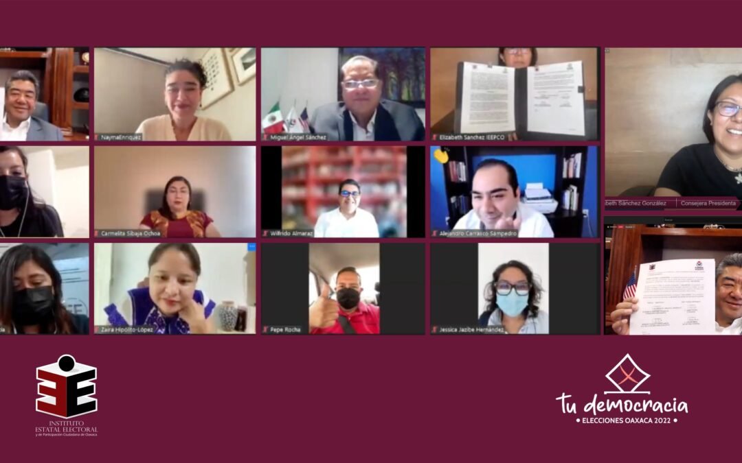 IEEPCO y Fuerza Migrante firman convenio para promoción del voto en el extranjero