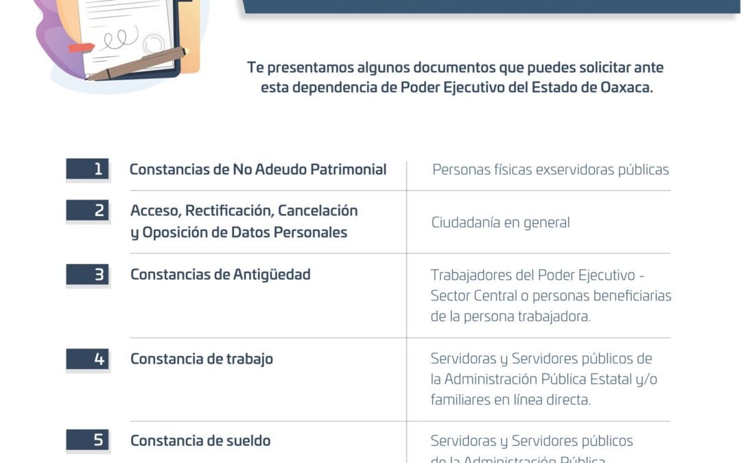 Conoce los trámites que realiza la Secretaría de Administración