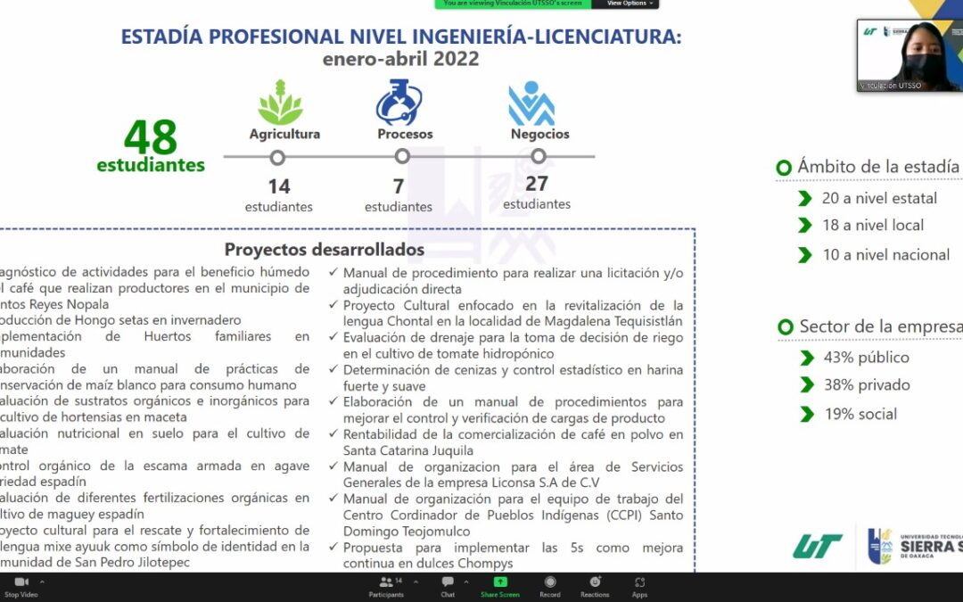Impulsa UTSSO el desarrollo profesional de las y los jóvenes de comunidades indígenas: JJSC