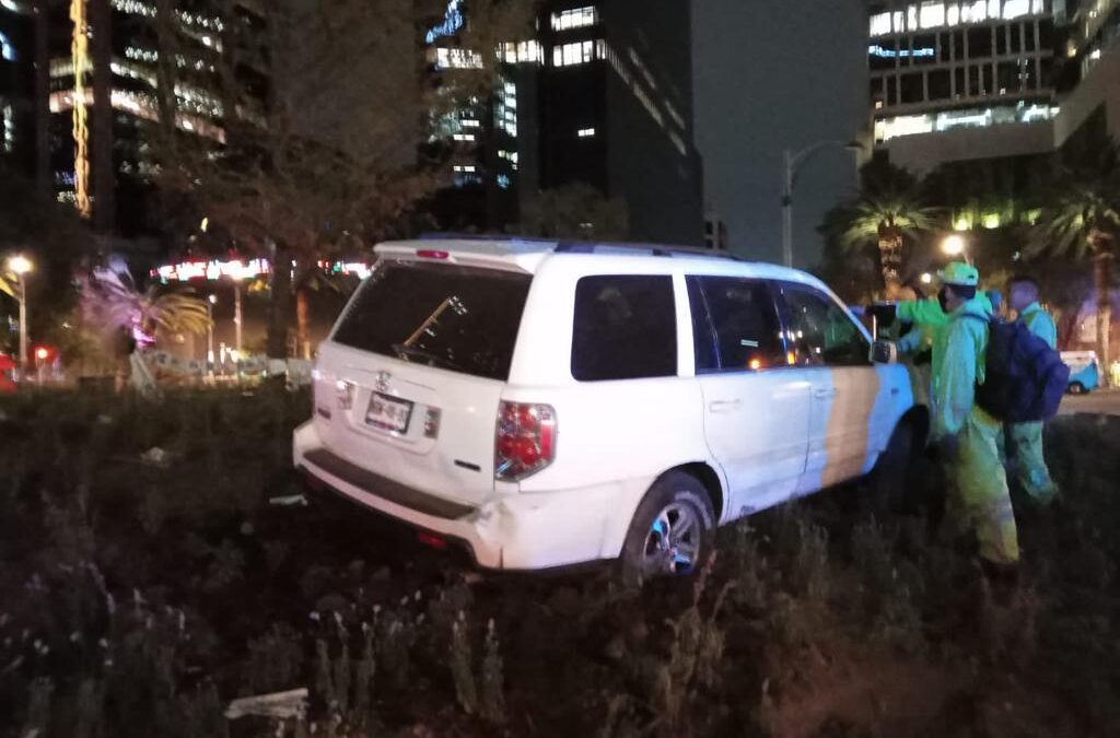 CONDUCTOR QUE CHOCA CONTRA LA GLORIETA DEL AHUEHUETE DECLARA ANTE MINISTERIO PUBLICO 