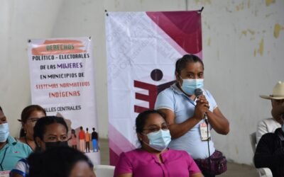 Realizan IEEPCO e Inmujeres talleres en municipios de la Costa y Sierra Sur   