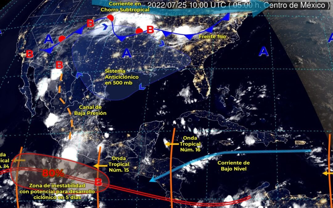 Tormentas eléctricas, rachas de viento, oleaje elevado y nubosidad para este lunes en Oaxaca: CEPCO