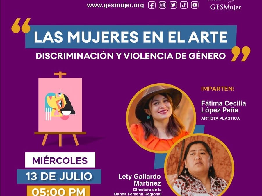 Discriminación, acoso, precarización laboral y falta de apoyo, son problemáticas que enfrentan las mujeres artistas en México. GESMujer