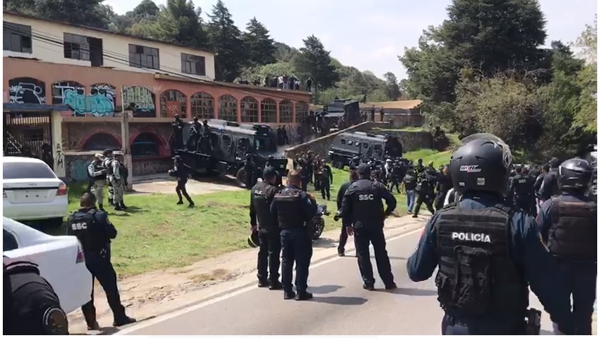 Operativo causó enfrentamiento entre policías y criminales en Topilejo
