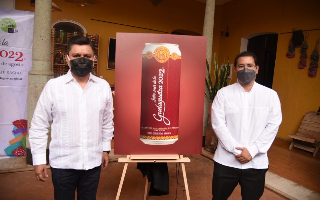 Presentan Sectur Oaxaca y Grupo Modelo lata conmemorativa de Julio, Mes de la Guelaguetza 2022