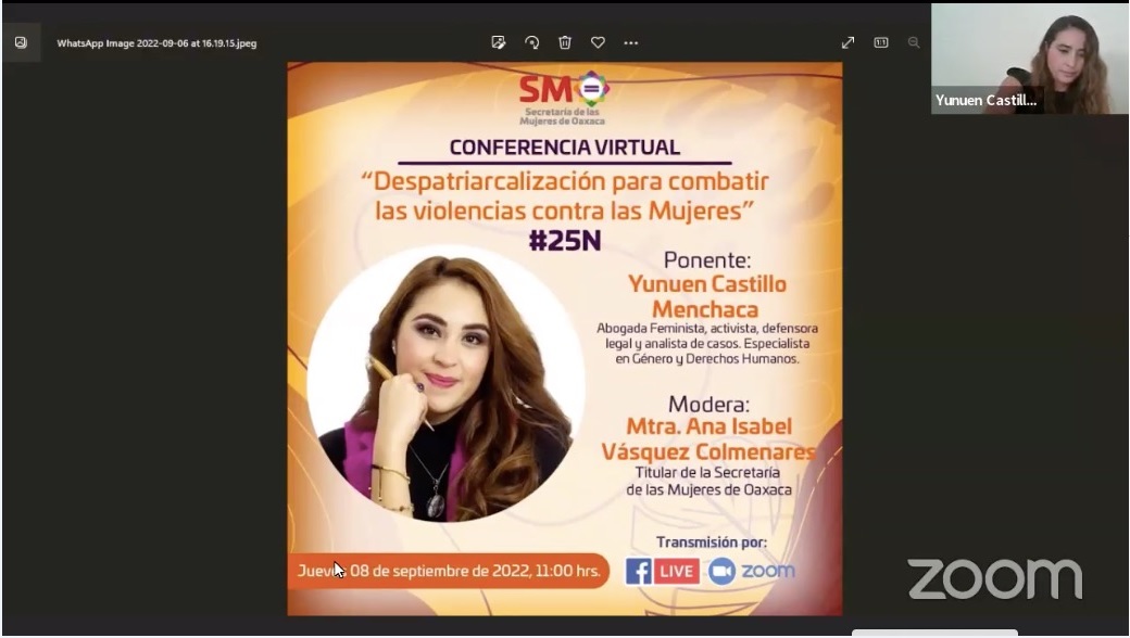 SMO llama a la despatriarcalización para erradicar las violencias contra las mujeres
