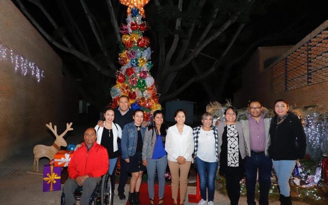 La magia de las fiestas decembrinas llega a las casas hogar del DIF estatal