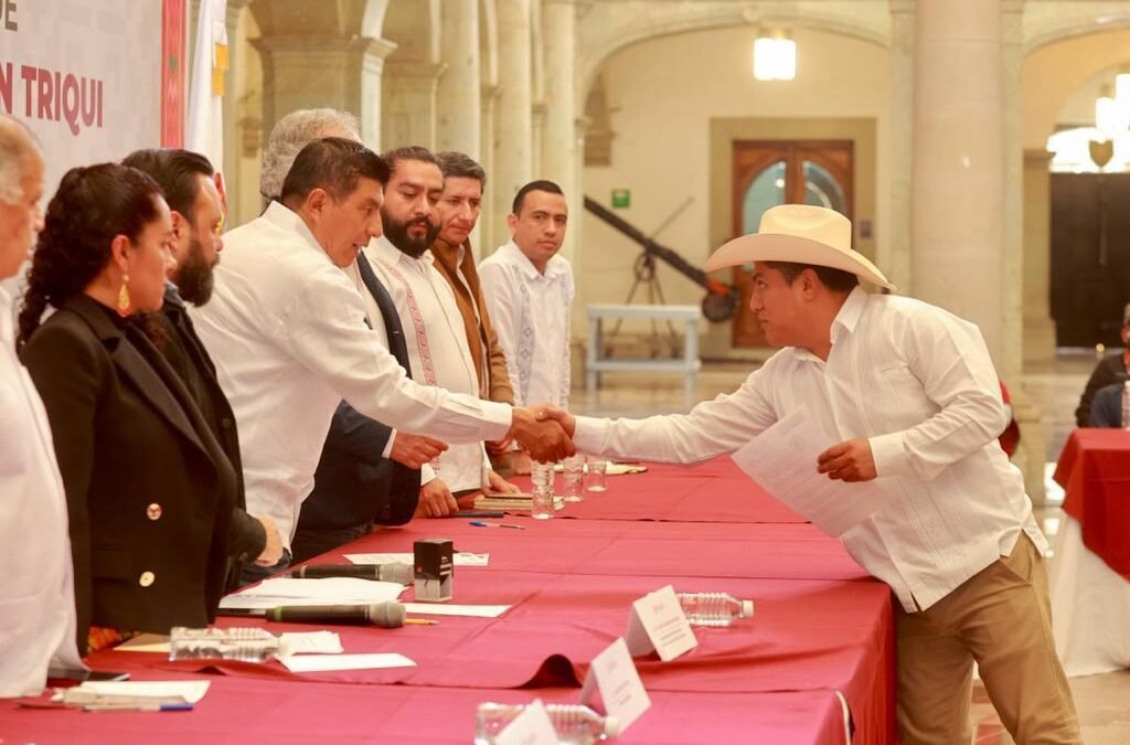 Histórica instalación de Mesa de Construcción de Paz con Justicia  y Bienestar para la Nación Triqui