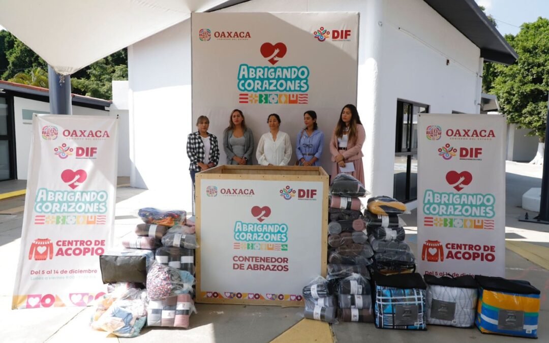 Las y los oaxaqueños más vulnerables, sentirán el abrazo de la sociedad en esta temporada invernal