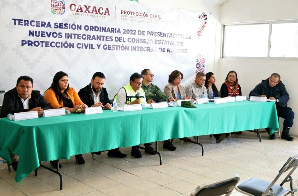 Instalan Tercera Sesión Ordinaria del Consejo Estatal de Protección Civil