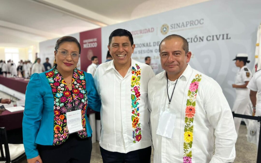 Participa Gobernador de Oaxaca, Salomón Jara en Reunión Nacional de Seguridad Pública