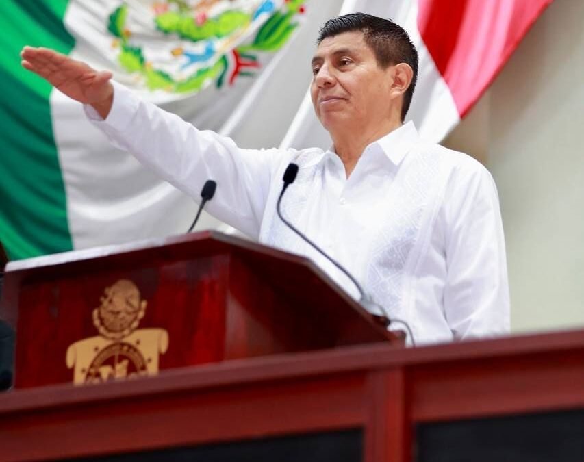 Salomón Jara Cruz toma protesta de ley como Gobernador de Oaxaca