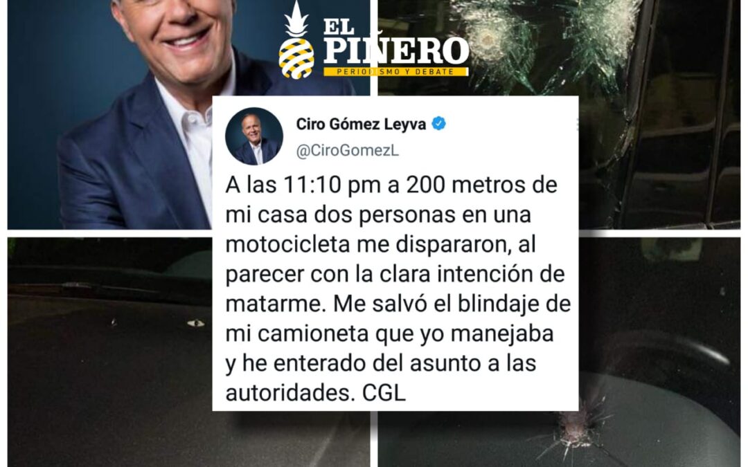 Intentan asesinar al periodista Ciro Gómez Leyva