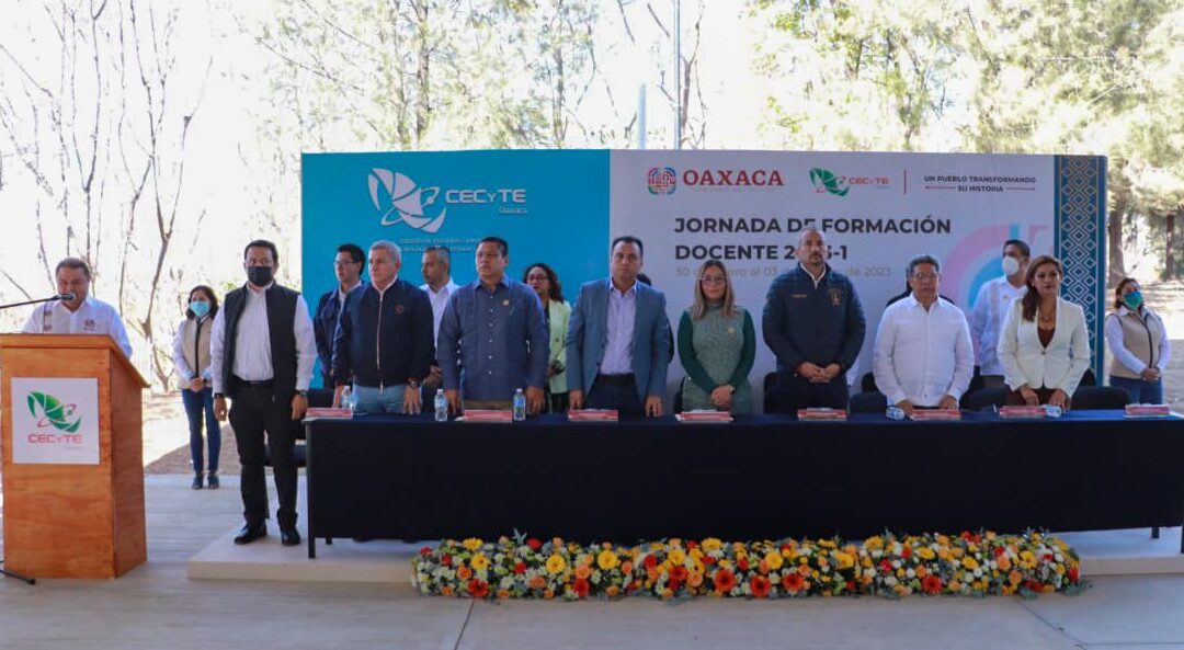Inicia Cecyte Oaxaca Jornada de Formación Docente semestre 2023-1