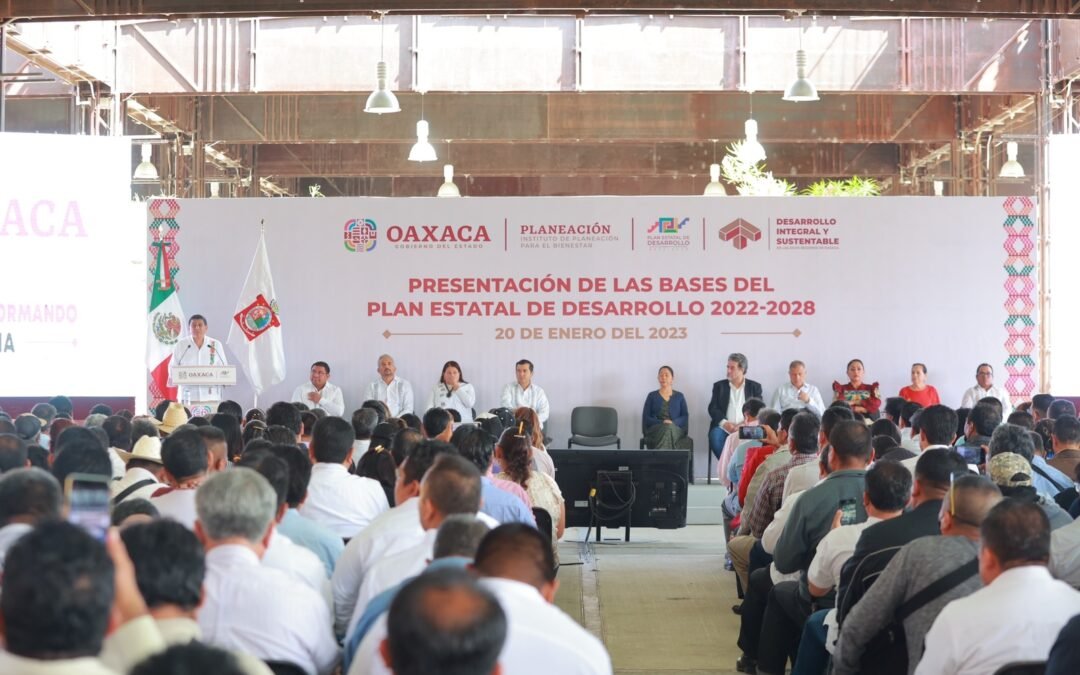 Presenta Gobierno de Oaxaca ejes para construir el Plan Estatal de Desarrollo 2022-2028