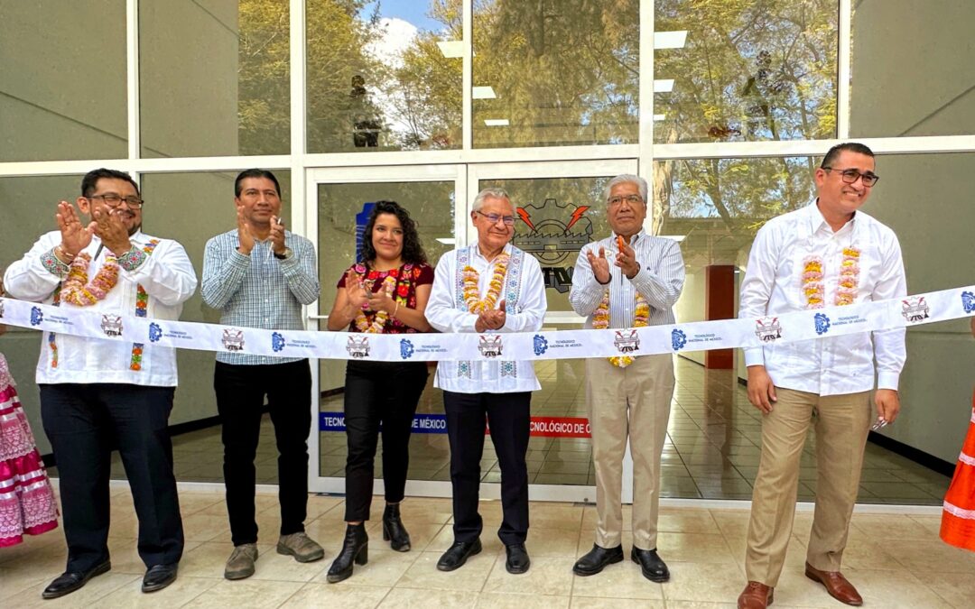Inaugura Netzahualcóyotl Salvatierra obras de infraestructura  en el Instituto Tecnológico de Oaxaca