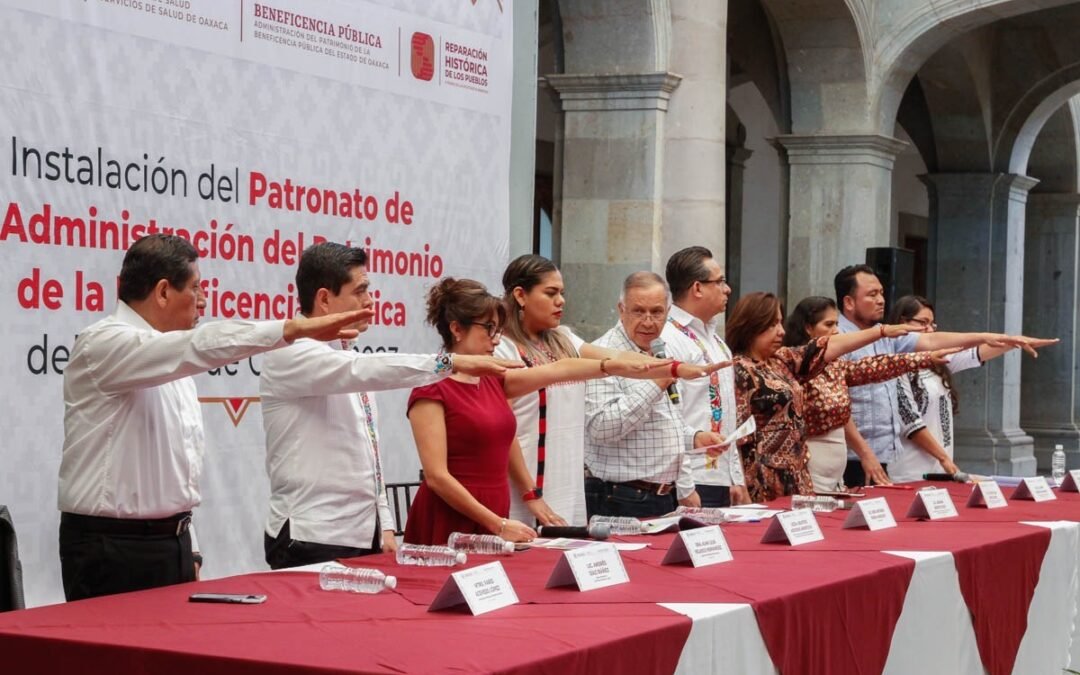Trabajarán Gobierno de Oaxaca y Gobierno federal en coordinación por la beneficencia pública