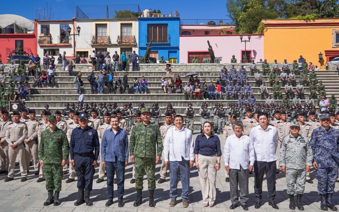 Participa Gobernador de Oaxaca en ceremonia de iniciación de 108 conscriptos en el Servicio Militar Nacional