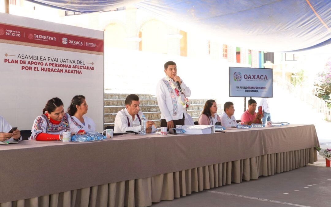 Supervisa Salomón Jara aplicación de 200 MDP  en 4 municipios afectados por Agatha