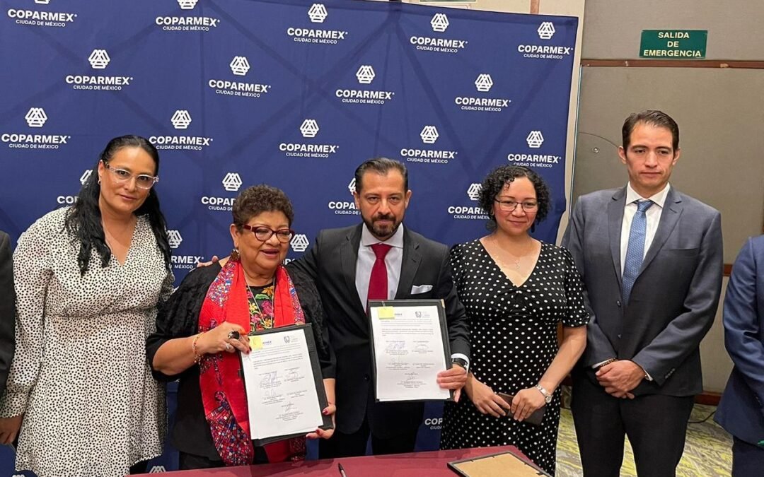 LA MEJOR MANERA DE GOBERNAR ES SIEMPRE EN CONTACTO CON LA CIUDADANÍA, AFIRMA ERNESTINA GODOY ANTE COPARMEX CDMX