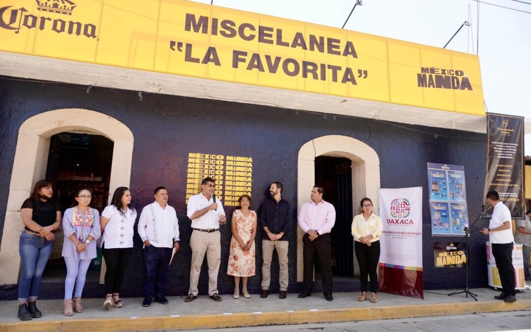Grupo Modelo apoya a misceláneas de Oaxaca con vinculación de Sedeco