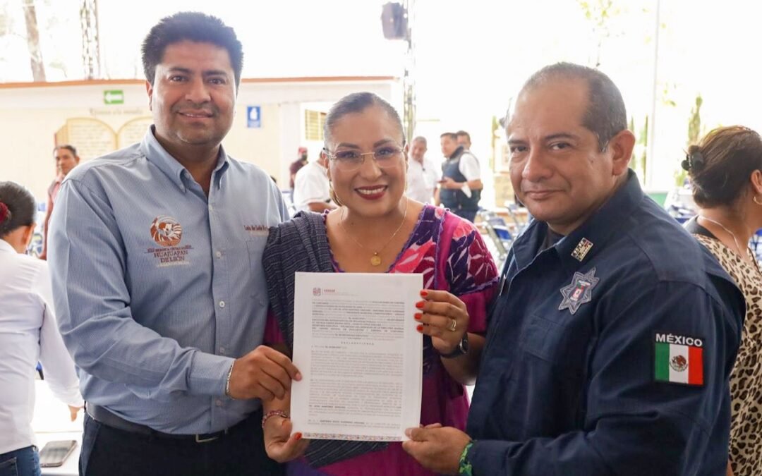 Avanza Oaxaca en Certificación Policial con la firma de convenios en la Mixteca