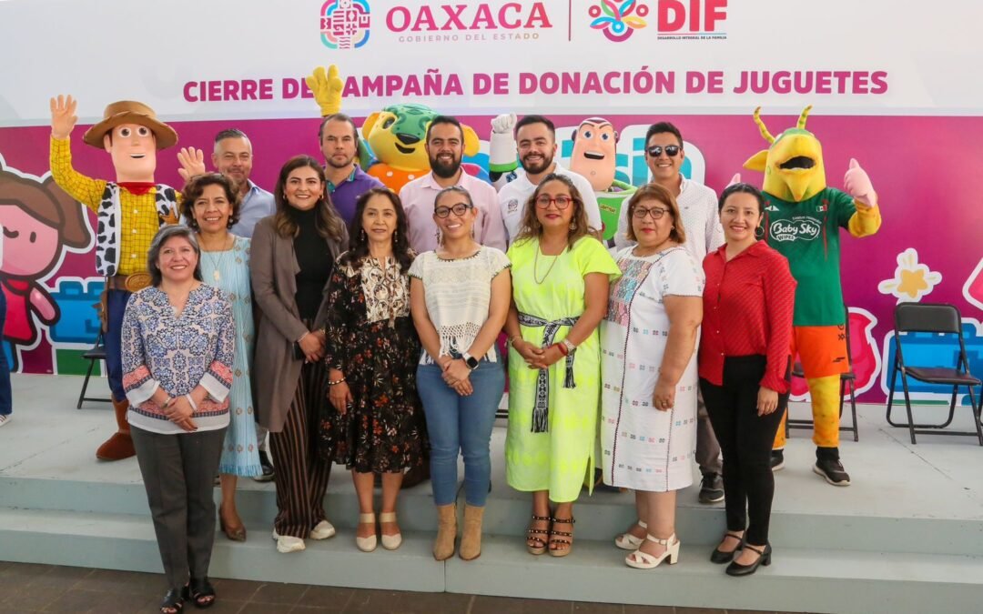 Supera expectativas Bidao Tsia; se recaudan más de 50 mil juguetes para la niñez oaxaqueña